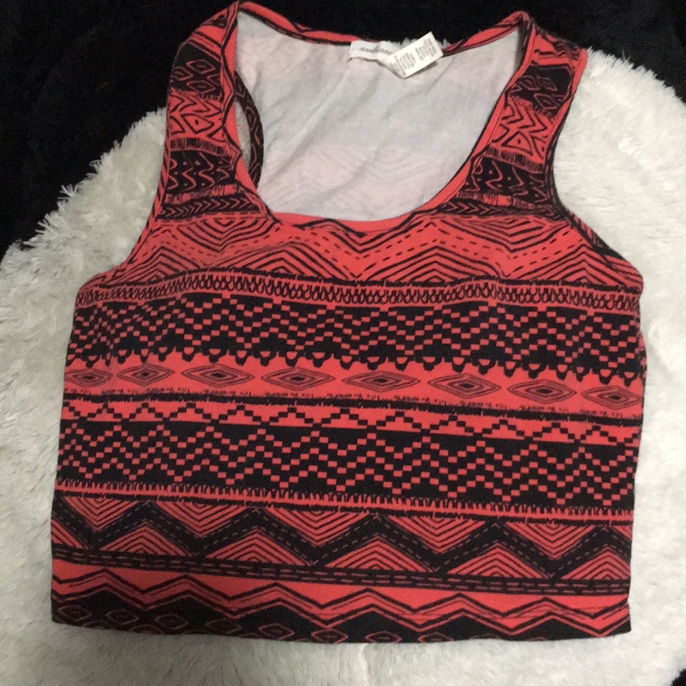 Red Crop Top - Picture 2 of 4